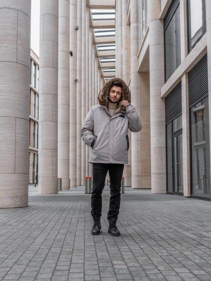 Парка на мехе волка Caleb